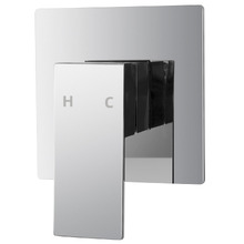 Ottimo 300mm Chrome Short Twin Shower & Mixer Set